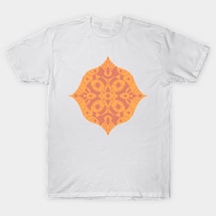 Symmetrical flower pattern T-Shirt